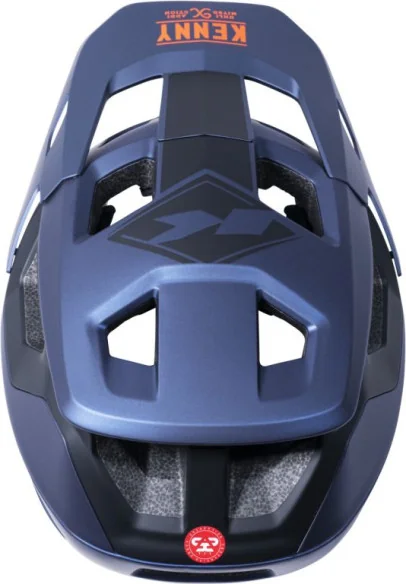 Casca Bike MTB Rocket Blue Orange