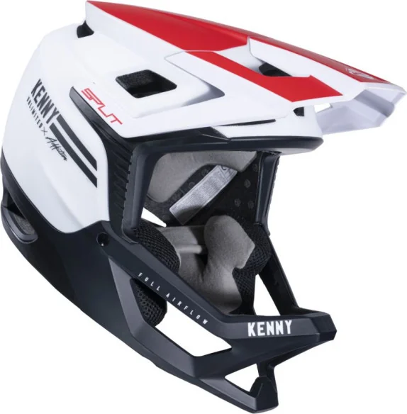 Casca Bike MTB Split Black White Red