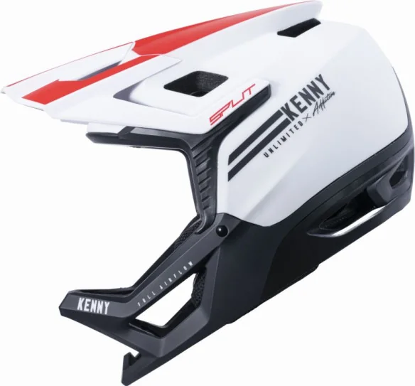 Casca Bike MTB Split Black White Red
