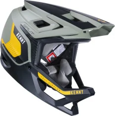 Casca Bike MTB Split Dark Blue Green Yellow