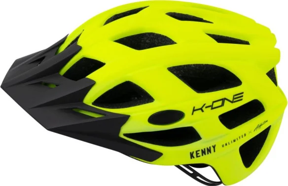 Casca Bike K-One Neon Yellow Black