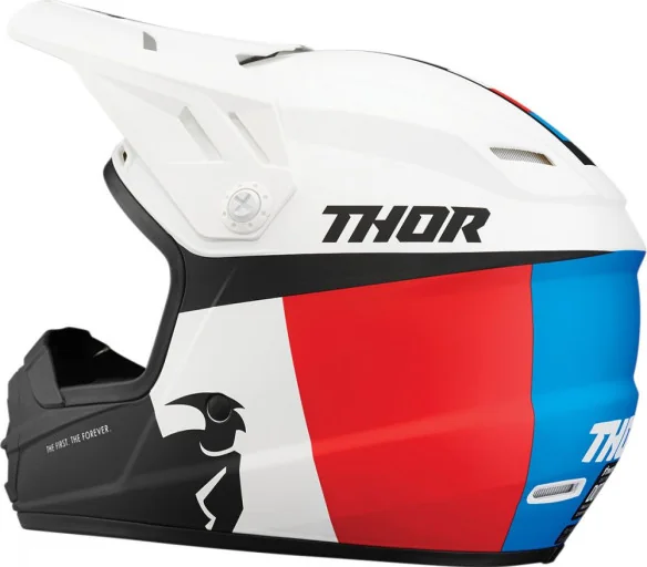 Casca MX Copii Sector Racer Multicolor Alb 2020