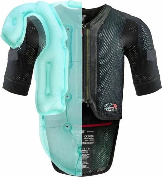 Vesta Moto Airbag Tech-Air 7X Black Red