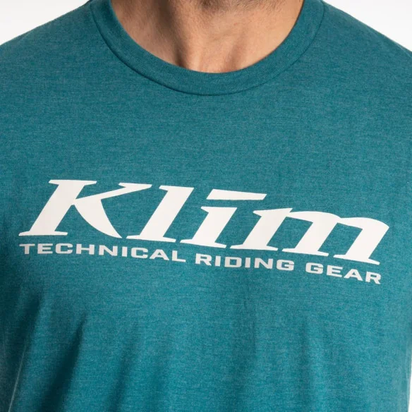 Tricou K Corp SS Heathered Teal White