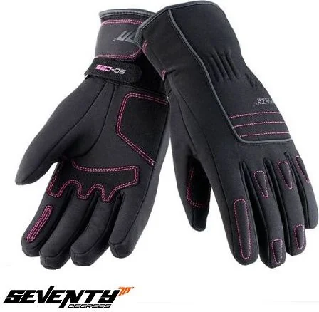 Manusi Moto Textile Dama SD-C29 Black Pink