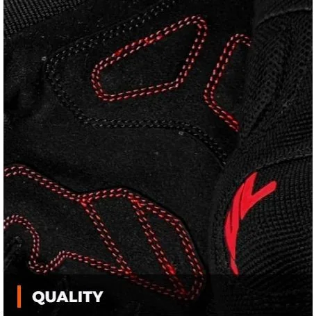 Manusi Moto Textile SD-C40 Asphalt Black Red