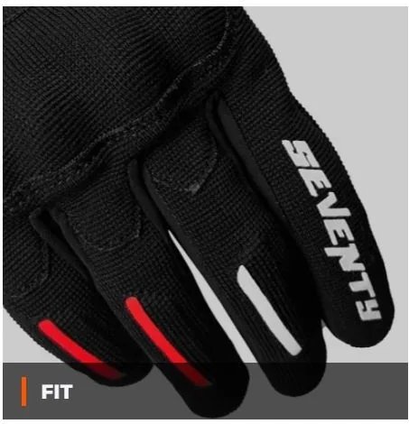 Manusi Moto Textile SD-C40 Asphalt Black Red