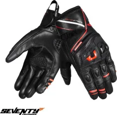 Manusi Moto Piele SD-N30 Mugello Black Red