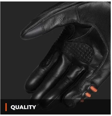 Manusi Moto Piele SD-N30 Mugello Black Red