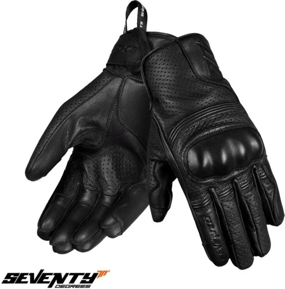 Manusi Moto Piele SD-C20 Rebel Black