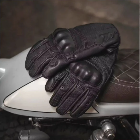 Manusi Moto Piele SD-C20 Rebel Black