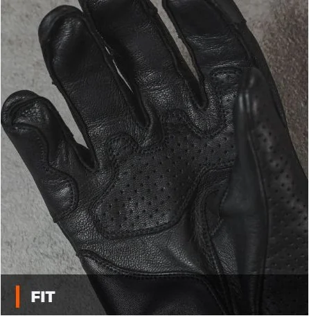 Manusi Moto Piele SD-C20 Rebel Black