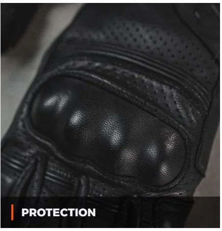 Manusi Moto Piele SD-C20 Rebel Black
