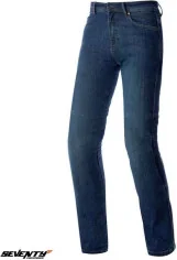 Jeans Moto Dama SD-PJ16 Slim Fit Blue