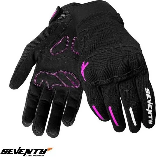 Manusi Moto Textile Dama SD-C42 Asphalt Black Fuchsia