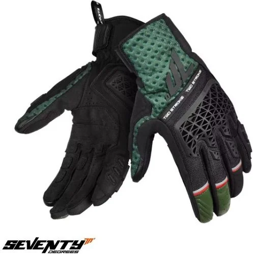 Manusi Moto Textile SD-N60 Two Stroke Black Green Red