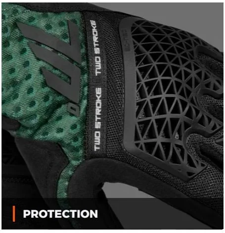 Manusi Moto Textile SD-N60 Two Stroke Black Green Red