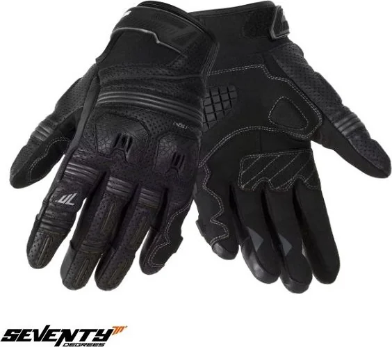 Manusi Moto Piele SD-N34 Sprint Black