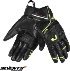 Manusi Moto Piele SD-N30 Mugello Black Yello Fluo