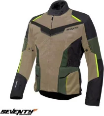 Geaca Moto Textila SD-JT70 Atacama Sand Green Fluo