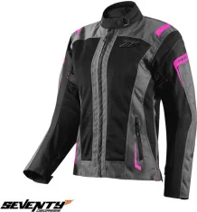 Geaca Moto Textila Dama SD-JT68 Sahara Grey Fucshia