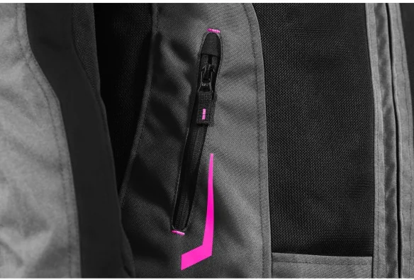 Geaca Moto Textila Dama SD-JT68 Sahara Grey Fucshia