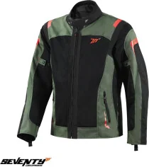 Geaca Moto Textila SD-JT66 Sahara Green Black Red