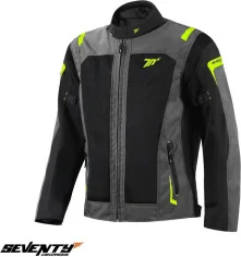 Geaca Moto Textila SD-JT66 Sahara Grey Yellow Fluo
