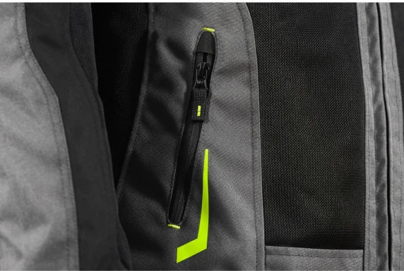 Geaca Moto Textila SD-JT66 Sahara Grey Yellow Fluo