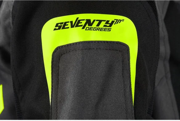 Geaca Moto Textila SD-JT66 Sahara Grey Yellow Fluo