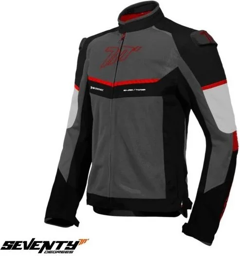 Geaca Moto Textila SD-JR60 Thunder Grey Red