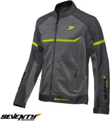 Geaca Moto Textila SD-JR30.1 Mojave Grey Yellow Fluo
