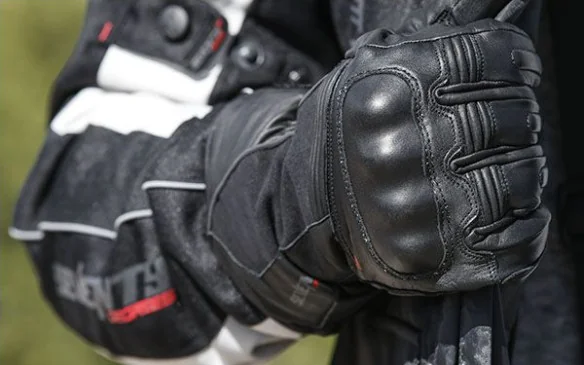 Manusi Moto Piele SD-T1 WP Black