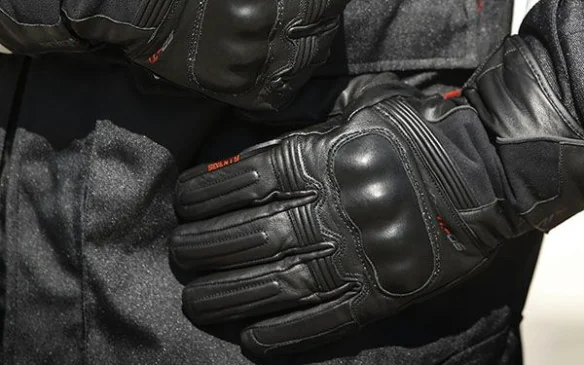 Manusi Moto Piele SD-T1 WP Black