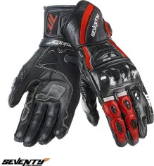Manusi Moto Piele Copii SD-R2K Black Red