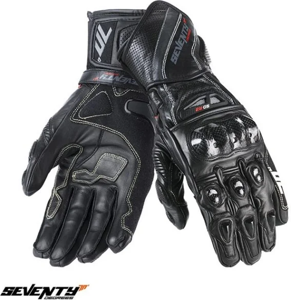 Manusi Moto Piele Copii SD-R2K Black Grey