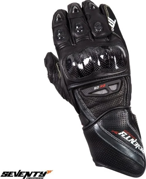 Manusi Moto Piele Copii SD-R2K Black Grey