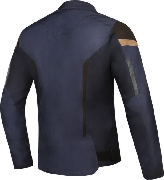Geaca Moto Textila Striker Retro WP MS Black Navy Brown