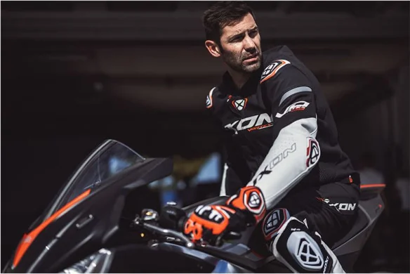 Geaca Moto Piele Vortex 3 MS Black White