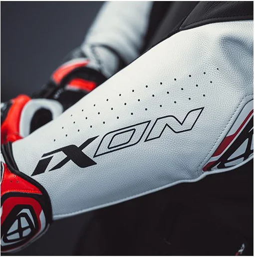 Geaca Moto Piele Vortex 3 MS Black White