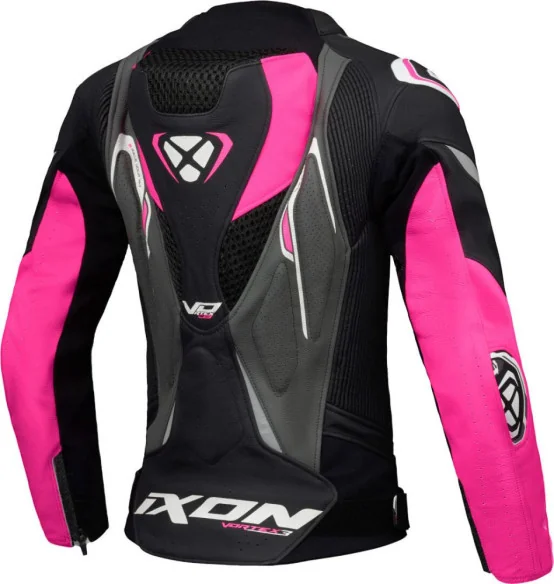 Geaca Moto Textila Dama Vortex 3 LS Black Pink White