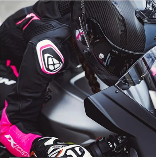 Geaca Moto Textila Dama Vortex 3 LS Black Pink White