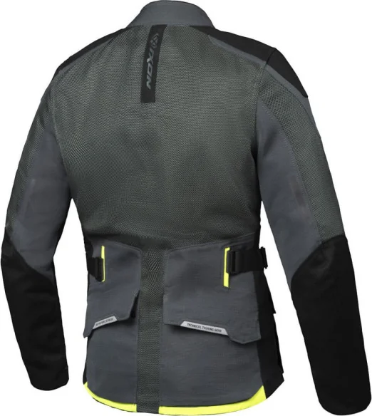 Geaca Moto Textila M-Njord MS Green Black Yellow