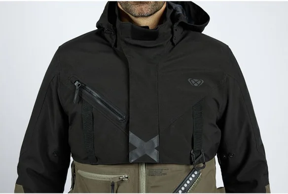 Geaca Moto Textila Etna Khaki Black