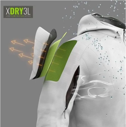 Pantaloni Moto Textili M-Njord MS Green Black Yellow