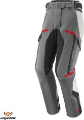 Pantaloni Moto Textili Dama Midgard LS Grey Black Red