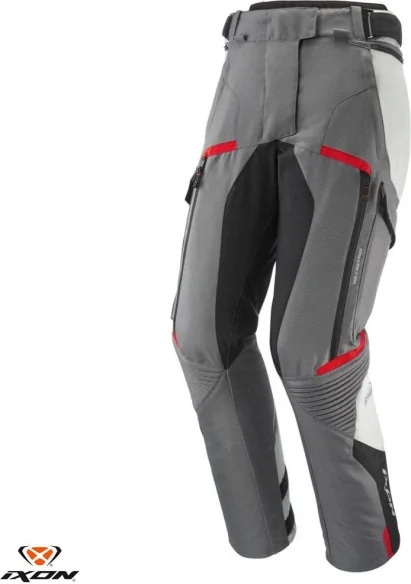 Pantaloni Moto Textili Dama Midgard LS Grey Black Red