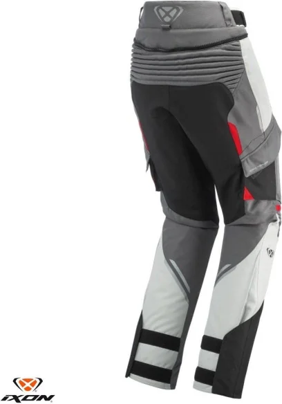 Pantaloni Moto Textili Dama Midgard LS Grey Black Red