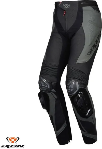 Pantaloni Moto Piele Vortex 3 MS Black