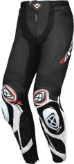 Pantaloni Moto Piele Vortex 3 MS Black White